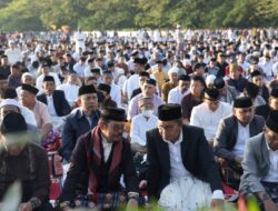 Menteri SYL-Danny Pomanto Salat Idul Adha di Karebosi, Walkot: Momentum Persatuan