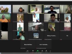 Pembukaan APEKSI 2023, Camat Panakkukang Pimpin Rapat Via Zoom