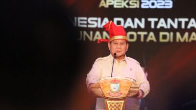 Hadir di Makassar, Prabowo: Saya Angkat Topi, Salut dengan Apeksi dan Tuan Rumah