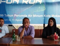 Rangkaian Hut Ke-99 Tahun, PDAM Kota Makassar Gelar Fun Run pada 13 Agustus