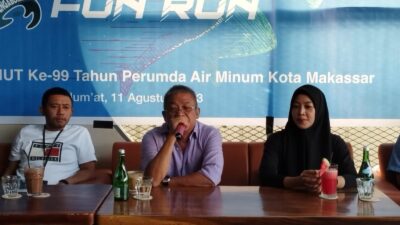 Rangkaian Hut Ke-99 Tahun, PDAM Kota Makassar Gelar Fun Run pada 13 Agustus