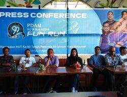 Hut ke 99 Tahun, PDAM Makassar Gelar” Fun Run” Libatkan 10 Ribu Pelanggan