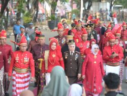 Ketua TP PKK Makassar Hadiri Upacara Hari Kemerdekaan RI ke-78 di Anjungan Pantai Losari Makassar