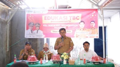 Camat Biringkanaya Benyamin B Tarupadang Buka Edukasi TBC di Kelurahan Berua