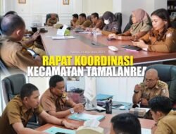 Camat Tamalanrea Gelar Rakor Bersama Lurah, Bahas Optimalisasi Kinerja Lingkup Kecamatan