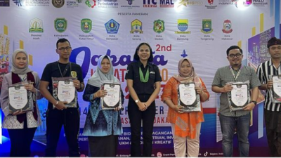 Both Bappeda Makassar Juara 2 di Kreatif Expo Jakarta 2023