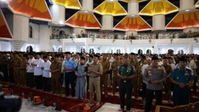 Danny Pomanto, Pj Gubernur, Pangdam XIV Hasanuddin dan Kapolda Ikuti Sulsel Bersalawat