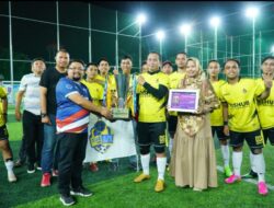 Top! Dishub Makassar Juarai Turnamen Mini Soccer di Hari Perhubungan Nasional