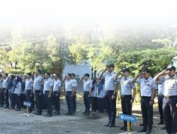 Begini Suasana Kegiatan Upacara Bendera Lingkup Dishub Kota Makassar