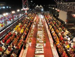 Karnaval Budaya Peringatan HUT Kota Makassar ke-416 Memukau dengan Konsep Internasional