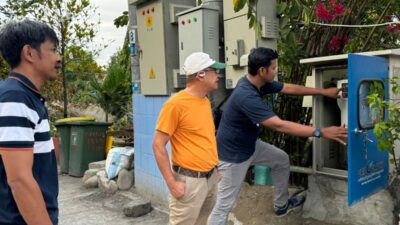 Instalasi Kembali beroperasi, Beni Iskandar Pantau langsung pengoperasian Pompa Inline