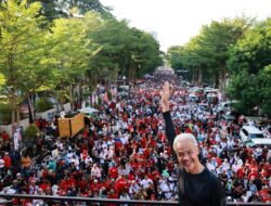 Jalan Sehat Bersama Ganjar-Mahfud di Makassar: Suara Dukungan untuk Palestina Menggema