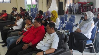 Rakor Persiapan Porkot Makassar di kecamatan Manggala
