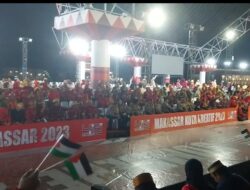 Bendera Palestina Berkibar di Peringatan Hut Ke 416 Kota Makassar, Danny: Izinkan Kami Nyatatakan Solidarity dan Simpati untuk Rakyat Palestina