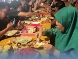 Eratkan Tali Silaturahmi di Perayaan 17 Agustus, Kecamatan Manggala Gelar Makan Malam Bersama