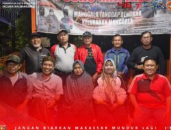 Begini Aktivitas Warga dan Pemerintah Kec Manggala di Posko Bencana