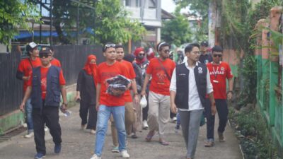 Gerakkan 3.000 Masyarakat, TPD Sulsel Ganjar-Mahfud Blusukan Sosialisasi Program
