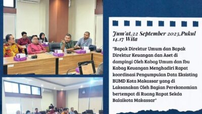 Perumda Parkir Makassar Ikuti Rakor BUMD Data Ekstisting
