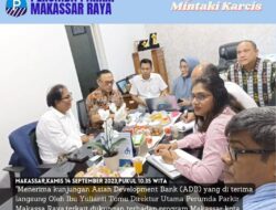Dirut Perumda Parkir Makassar Terima Kunjungan ADB