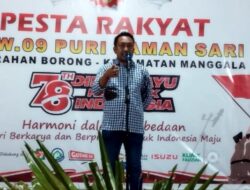 Hadiri Meriahnya Pesta Rakyat di Longwis Macantik, Ini Pesan Camat Manggala