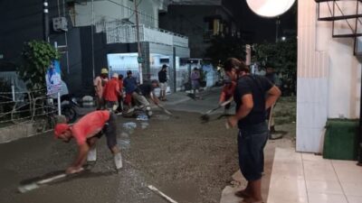 Lurah Paropo Sebut Pengecoran Dilakukan Agar Akses Jalan Warga Lebih Baik