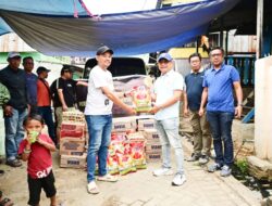 Peduli, Beni Iskandar Berikan Bantuan Sembako pada Korban Kebakaran Kaluku Bodoa