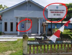 Kantor Desa Mahahe Diduga Jadi Objek Titik Banner Paslon Cabup Mamuju Tengah