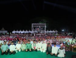 Indira-Ilham Rayakan Maulid di Lapangan Antang Bersama Ribuan Warga Makassar