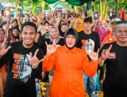 Hujan Turun Saat Indira Yusuf Ismail Menyapa di Tallo, Warga Sebut Pertanda Kemenangan “INIMi”
