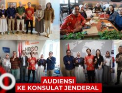 Kadis DPMPTSP Makassar dan Jajaran Audensi dengan Para Konsulat Prihal Kegiatan MIF 2024