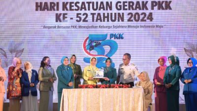 Peringatan HKG PKK ke-52 Tingkat Kota Makassar: Menyongsong Kesejahteraan Keluarga dan Pembangunan Nasional
