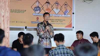 Di Hadapan Mahasiswa, Ilham Fauzi Tegaskan Siap Adu Gagasan