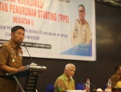 Pjs. Wali Kota Makassar Buka Rapat Koordinasi TPPS, Tekan Stunting