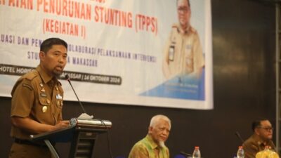 Pjs. Wali Kota Makassar Buka Rapat Koordinasi TPPS, Tekan Stunting