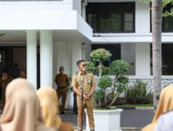 Irwan Rusfiady Adnan Pimpin Apel Pagi Perdana Sebagai Pj Sekda Kota Makassar