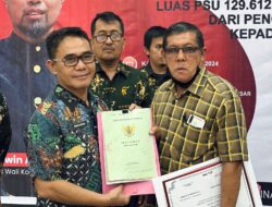 Pj Sekda Irwan Adnan Saksikan Serah Terima PSU Senilai Rp232 Miliar kepada Pemkot Makassar