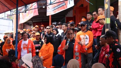 Maksimalkan 10 Hari Terakhir Kampanye di Makassar, Danny  Edukasi Masyarakat di Bara-Barayya Lawan Politik Uang