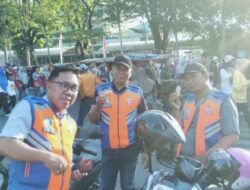 Perumda Parkir Makassar Hadiri Jalan Santai HUT Provinsi Sulsel