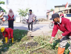 Pelaksanaan Kerja Bakti di Jalan Paccerakkang Ujung, Kelurahan Katimbang Kecamatan Biringkanaya
