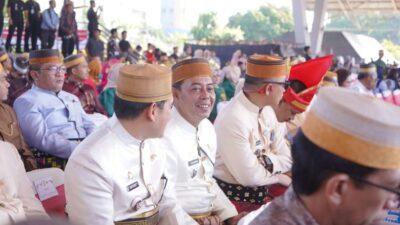 Camat dan Lurah Kecamatan Biringkanya Hadiri Perayaan HUT Kota Makassar ke 417