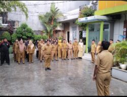 Apel Pagi di Kecamatan Makassar Dipimpin Oleh Plt.Kasi Kebersihan Akhmad Rijal