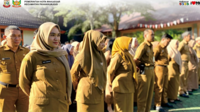 Pegawai Kecamatan Panakkukang Laksanakan Apel Pagi