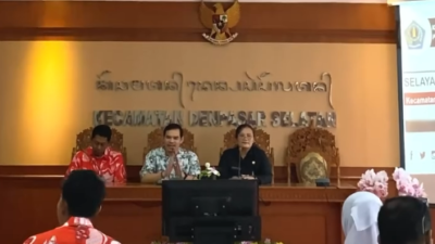 Camat Panakkukang Pimpin Kunker di  Kantor Kecamatan Denpasar SelatanBali