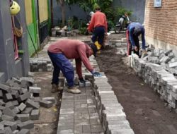 Satgas DPU Makassar Laksanakan Pengerjaan Paving Blok di Kelurahan Paropo Kecamatan Panakkukang
