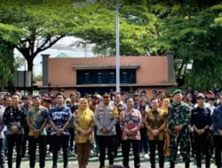 Tripika Kecamatan Panakkukang Gelar Apel Siaga untuk memeriksa Kesiapan Pengamanan Tempat Pemungutan Suara (PAM TPS)