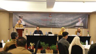 Buka Forum Perangkat Daerah Dinas Kominfo Makassar, Muh. Yasir Tekankan Pentingnya Optimalisasi Infrastruktur Digital