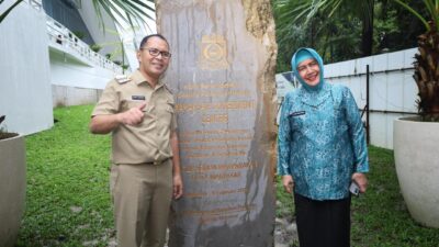 Ketua TP PKK Kota Makassar Dampingi Danny Pomanto Resmikan Makassar Government Centre