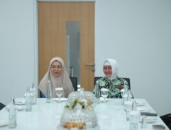 Indira Yusuf Ismail Sambut Melinda Aksa di Kantor TP PKK Kota Makassar