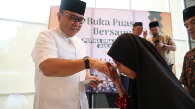 Purna Praja STPDN 03 Sulselbar Gelar Buka Puasa Bersama dengan Kaum Dhuafa