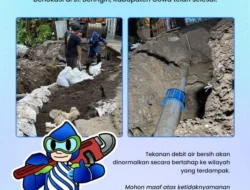 PDAM Makassar Rampungkan Pengerjaan Pipa Bocor di Jl Beringin Gowa